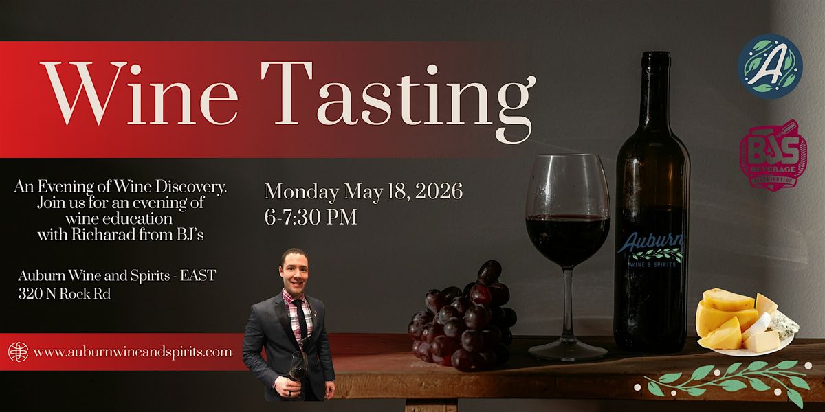Educational Wine Tasting at Auburn Wine and Spirits East Wichita