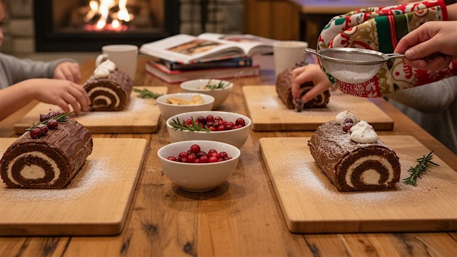 Bake & Sip: Christmas Yule Log