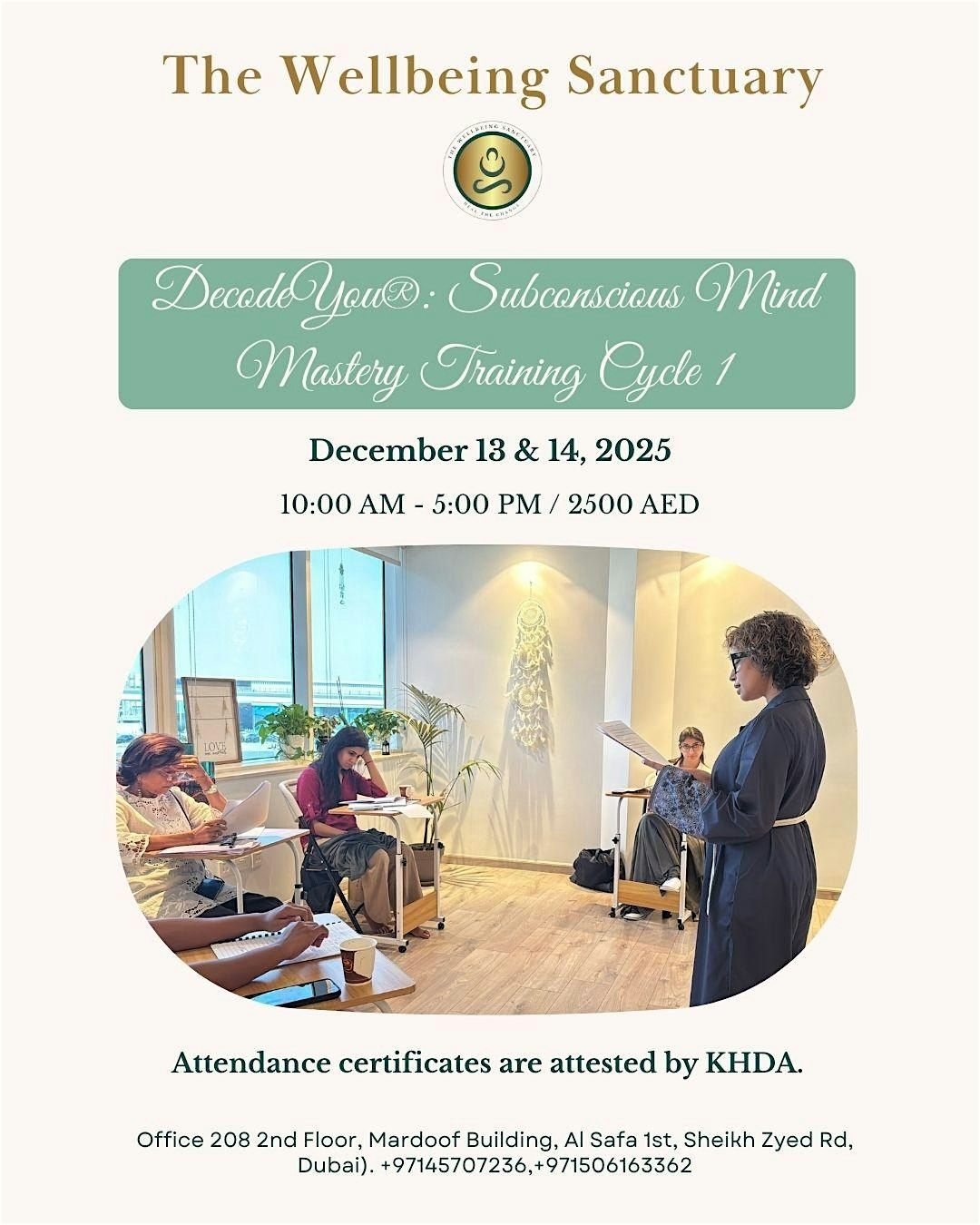 DecodeYou\u00ae Subconscious Mind Mastery \u2013 Training Cycle 1