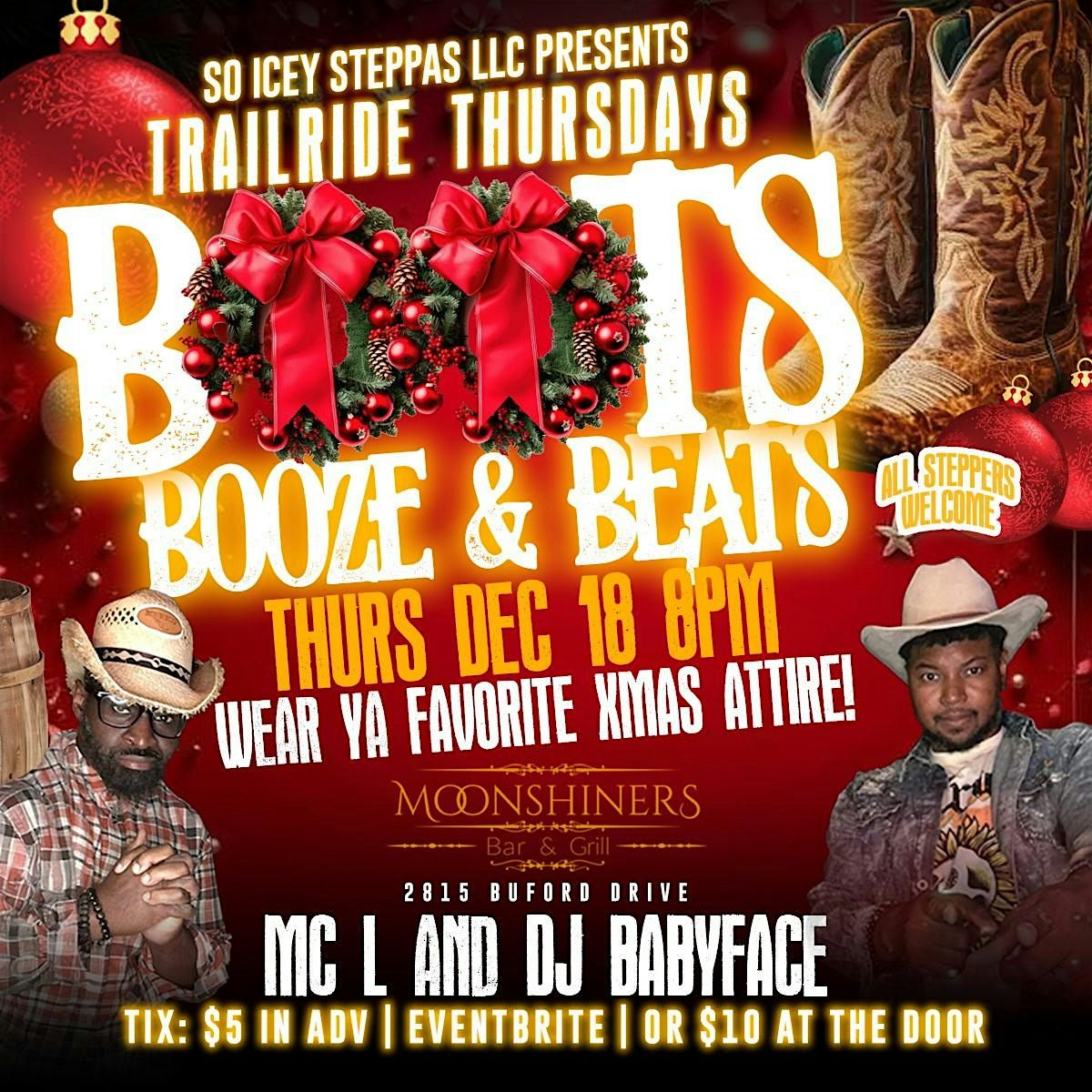 Boot Booze and Beats