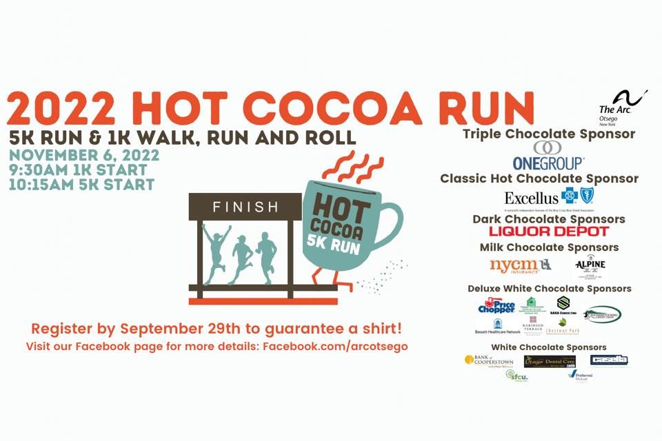 2022 Hot Cocoa 5k Run and 1k Walk, Run, and Roll