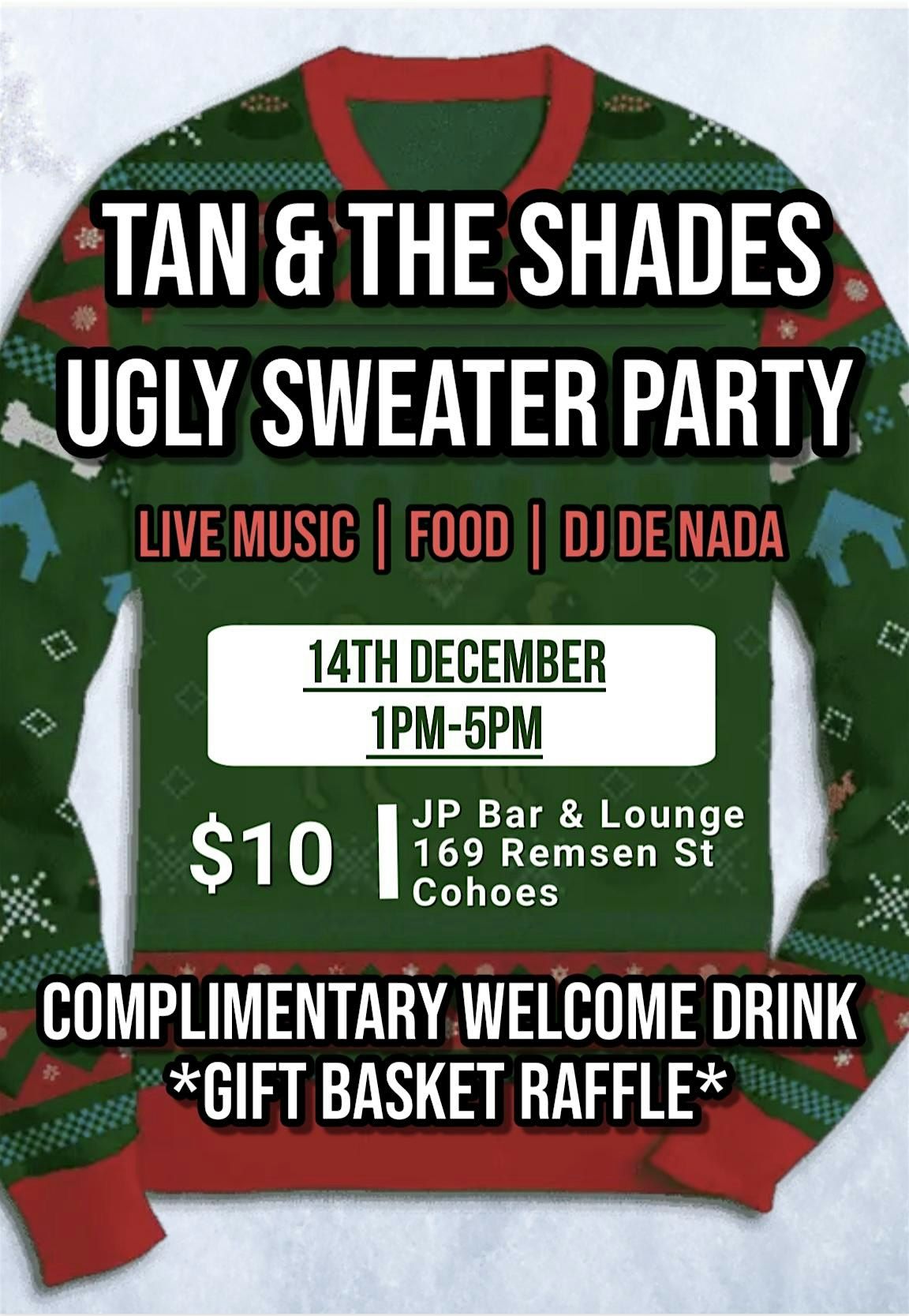 Tan & The Shades Ugly Sweater Party