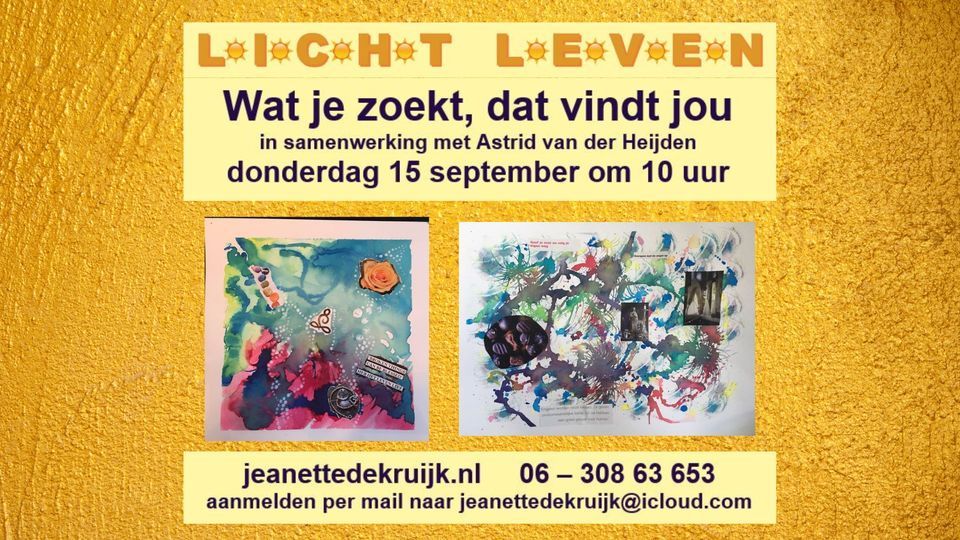 Wat je zoekt, dat vindt jou! | De Bongerd 60, 5345 JT Oss, Nederland