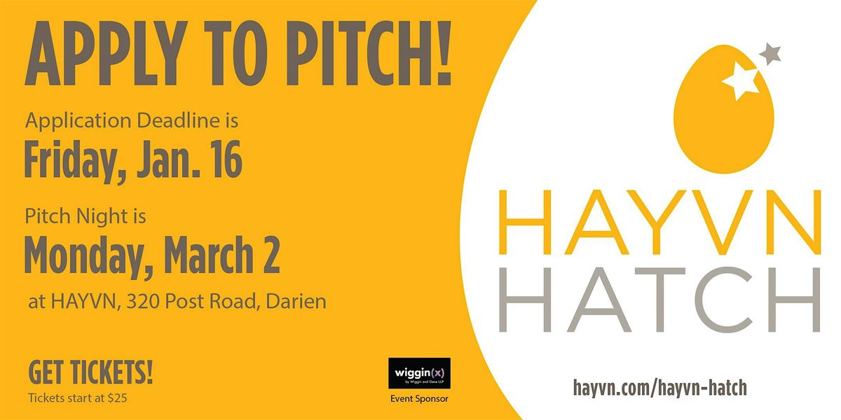 HAYVN HATCH Darien - Female Founder Pitch Night Series