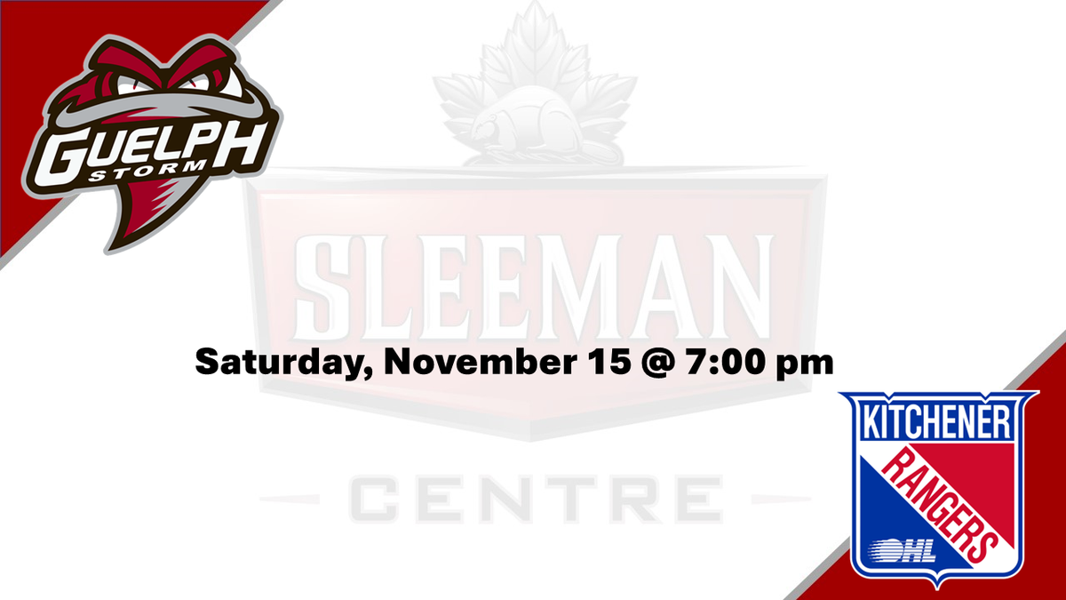 Parking Kitchener Rangers at Guelph Storm