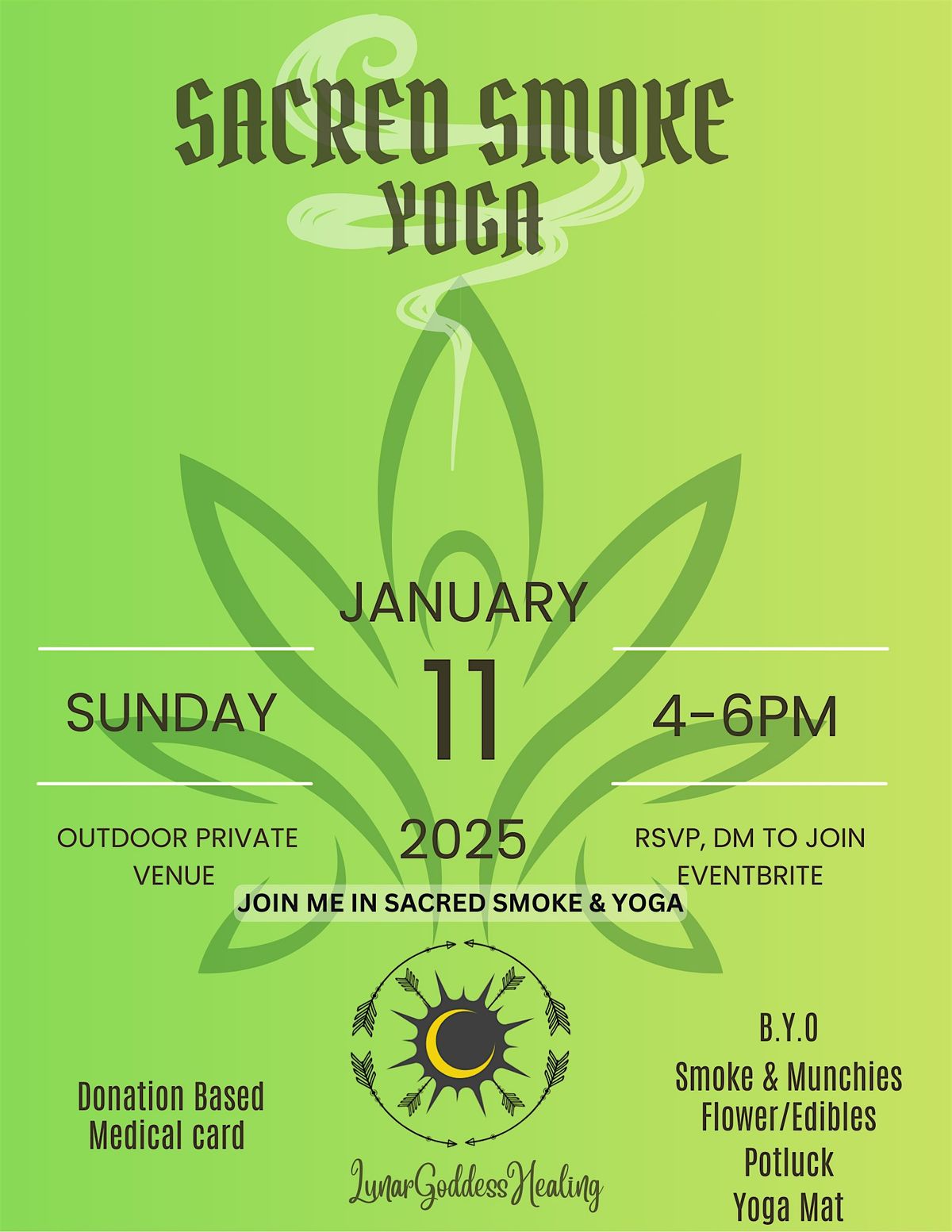 Sacred Smoke & Yoga