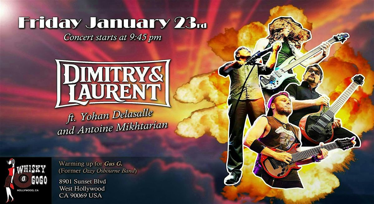 Dimitry & Laurent + Guests - (Supporting Gus G\/Ex Ozzy Osbourne).