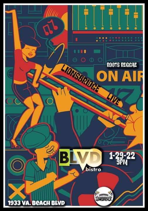 LionsBridge Reggae Band debuts at the Blvd Bistro!