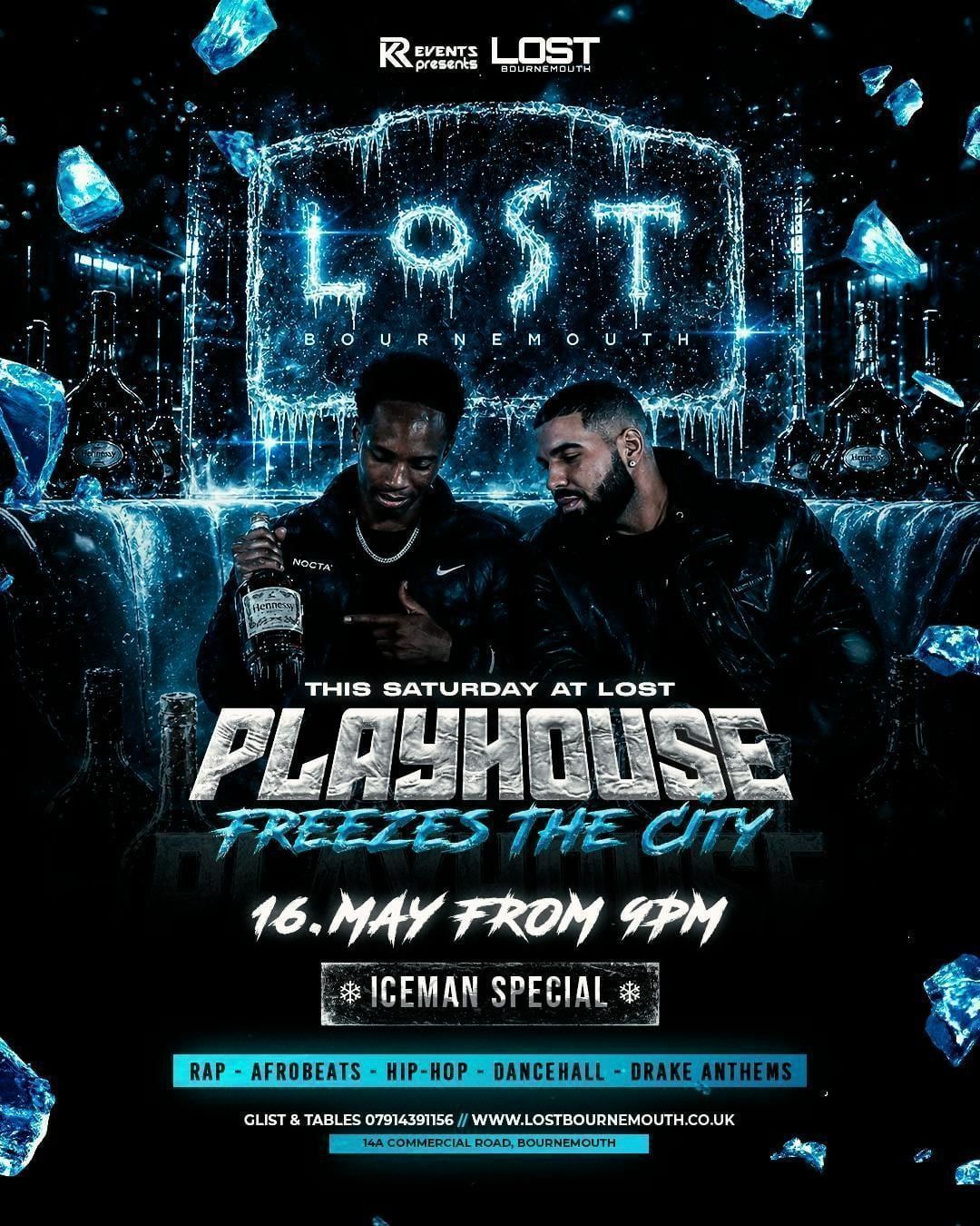 Playhouse Saturdays \ud83e\uddf8 \ud83e\uddca ICEMAN SPECIAL \ud83e\uddca @ Lost Bournemouth THE CITY FREEZES \ud83e\uddca