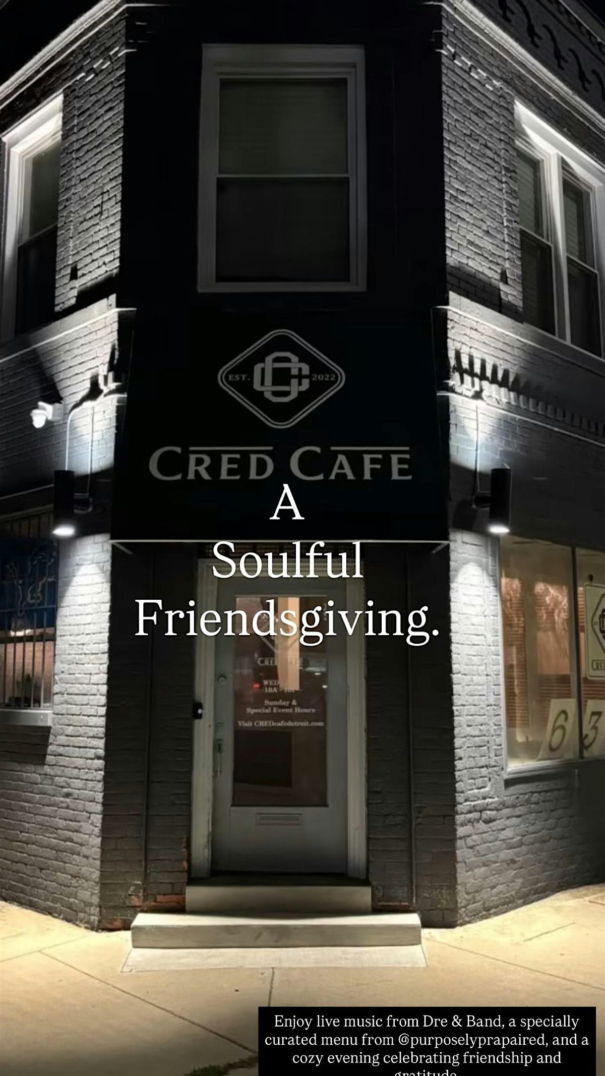 Cred Cafe Presents: A Soulful Friendsgiving!