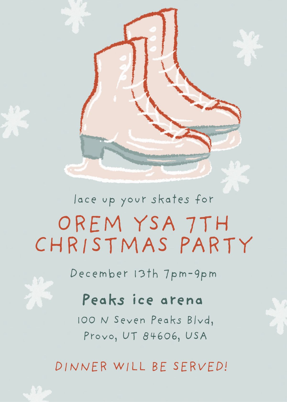 Orem YSA 7th Christmas Activity