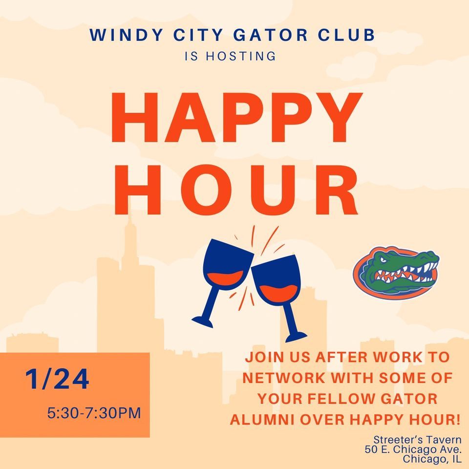 Windy City Gator Club’s January Happy Hour | Streeter's Tavern, Chicago ...