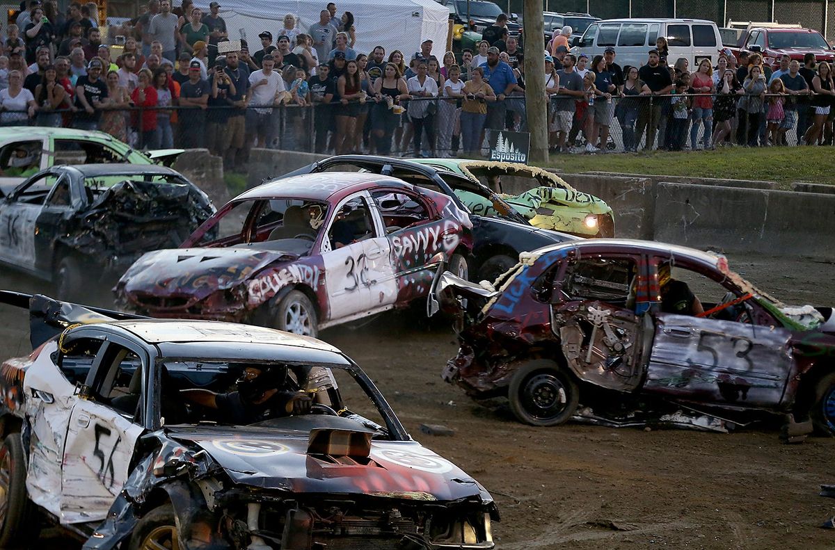 Demolition Derby Washington County Fair UT, Hurricane, UT April