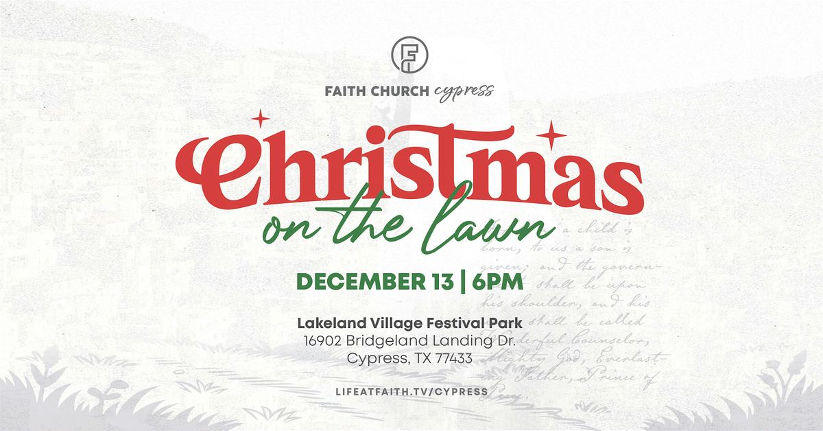 Cypress Christmas on the Lawn