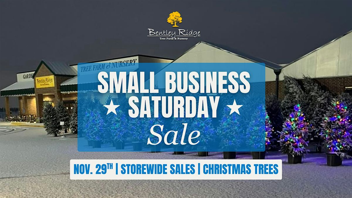 Small Business Saturday Sales Event