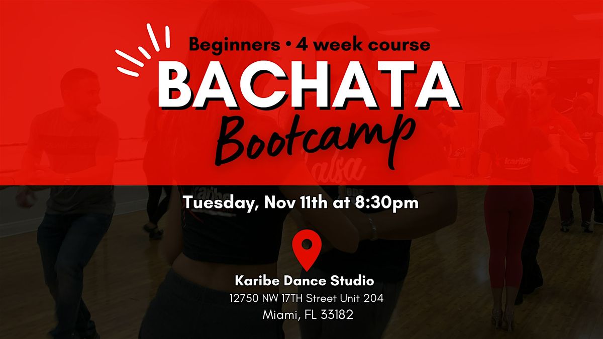 Beginners Bachata Bootcamp - 4 Weeks (November Cycle)