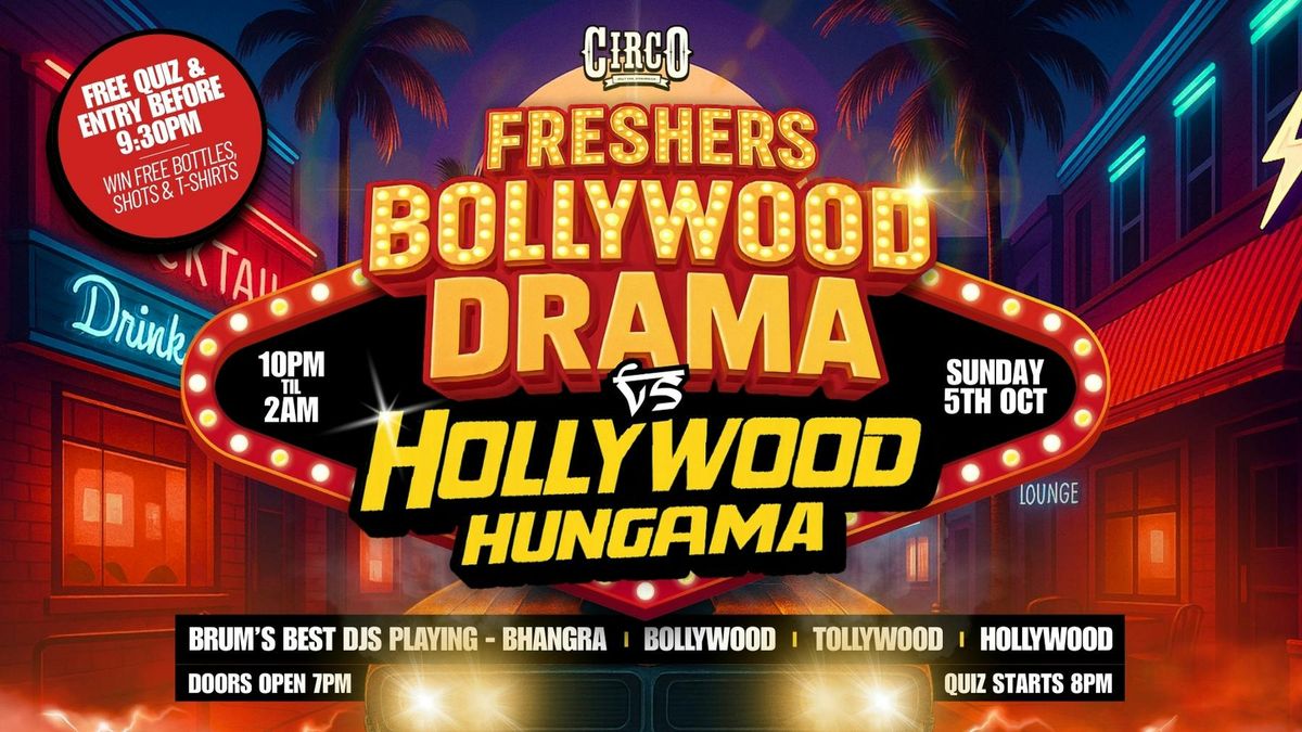 BOLLYWOOD DRAMA vs HOLLYWOOD HUNGAMA (CIRCO FRESHERS 2025) \ud83c\udf34