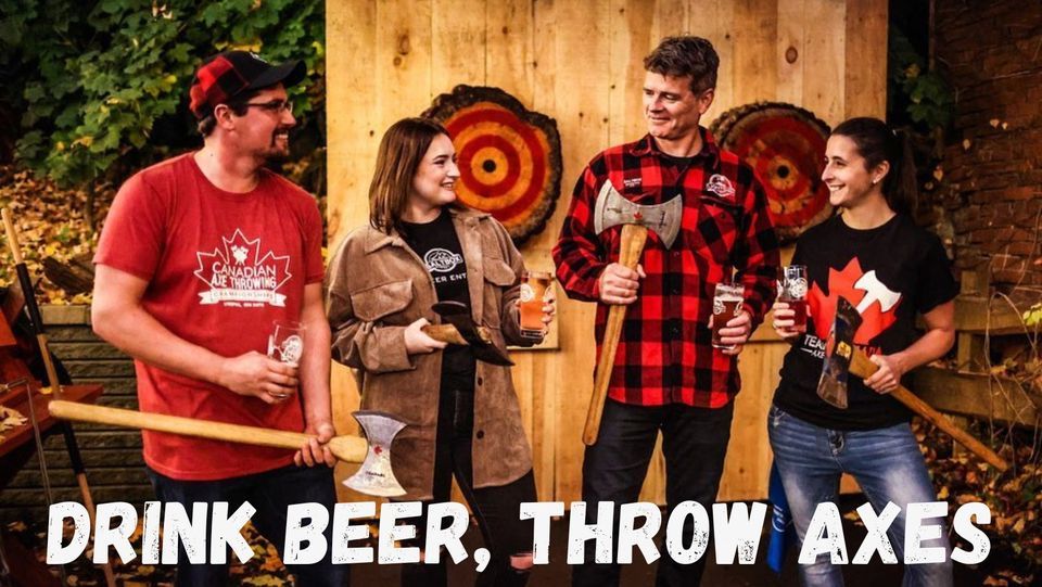Axe Throwing At King Street Beer! King Street Beer Company