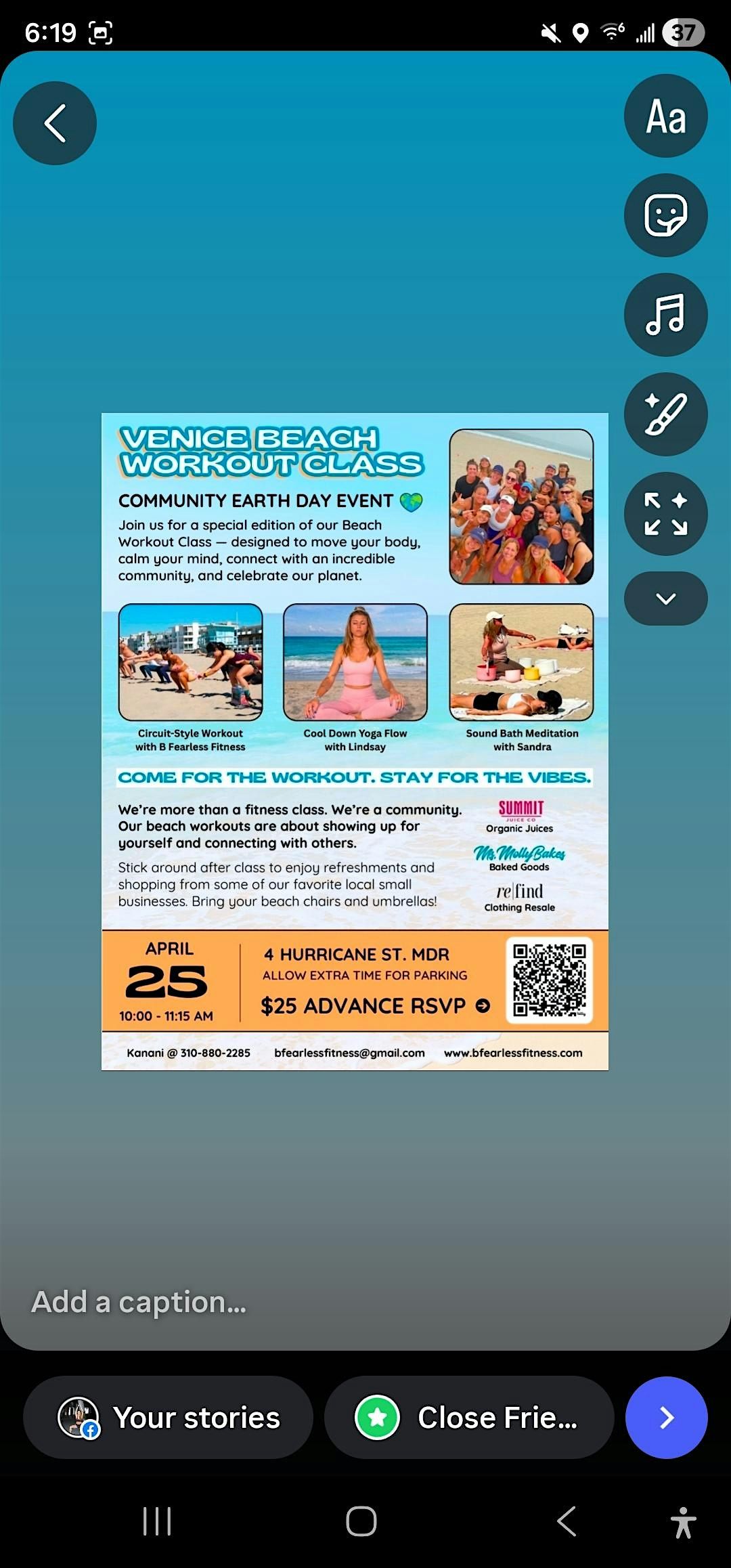 Beach Workout W\/ Yoga and Soundbowls