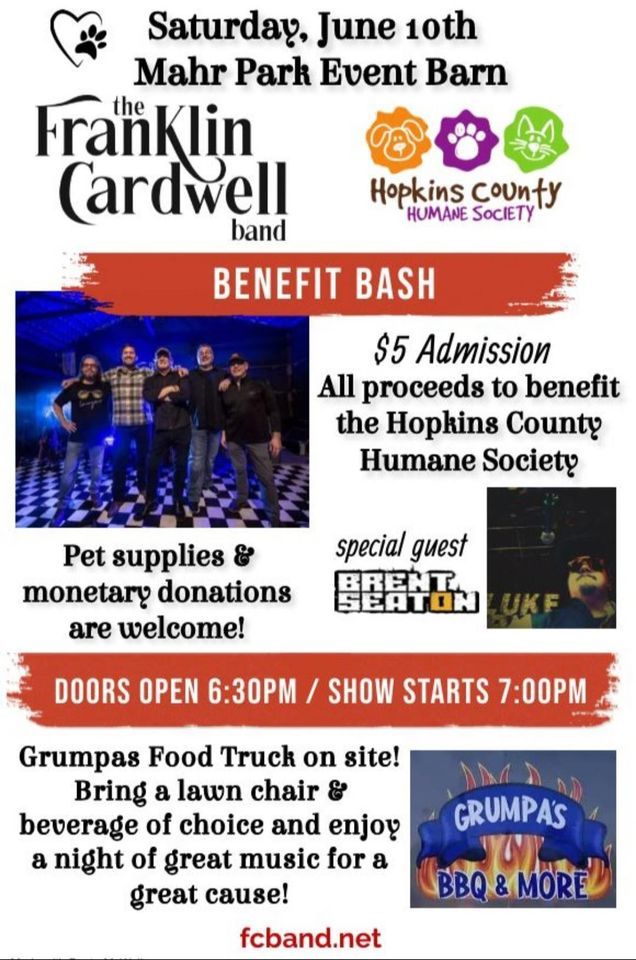Franklin Cardwell Band Benefit Bash