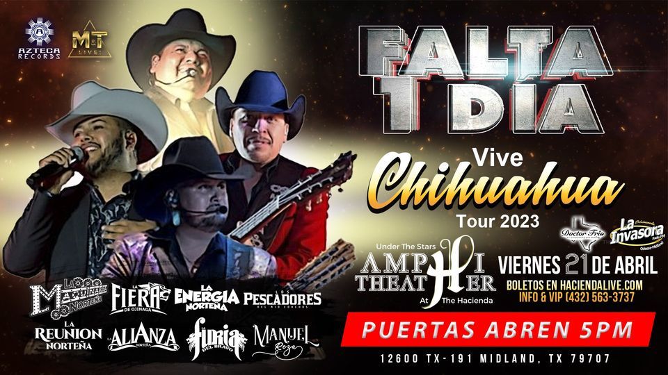 Vive Chihuahua Tour 2023 La Hacienda Event Center, Midland, TX