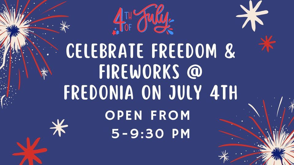 4th of July Fireworks Watch Location Fredonia Brewery, Nacogdoches