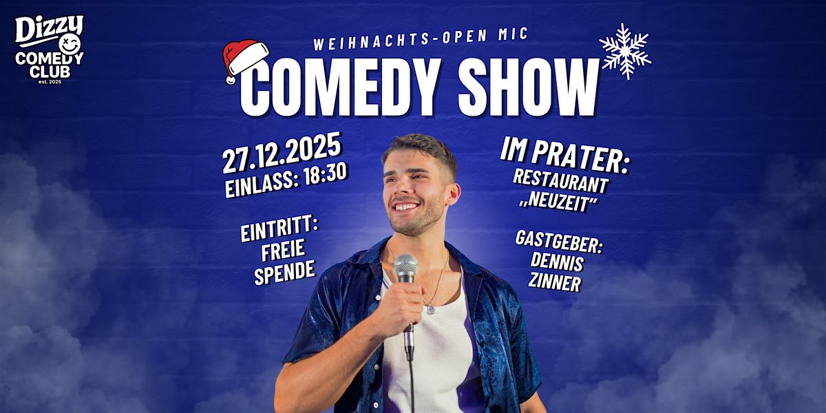 Dizzy Comedy Club \u2013 Open Mic Comedy Show | 27.12.2025 (Freie Spende)