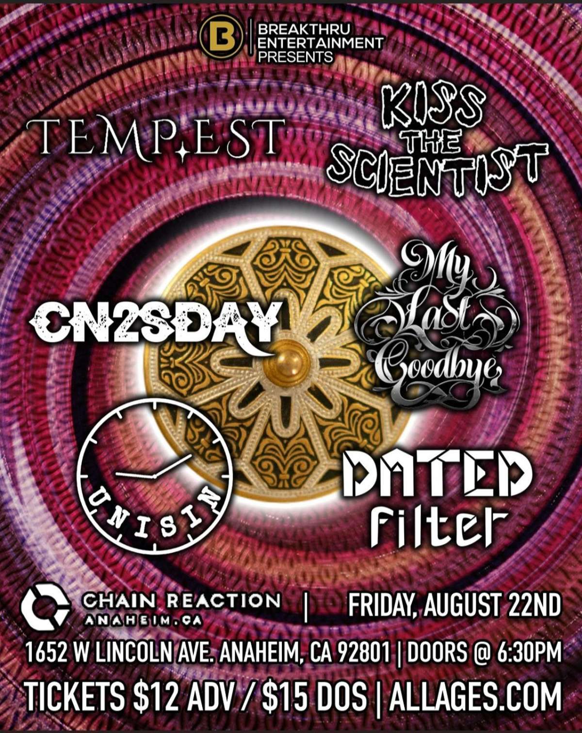 Breakthru Entertainment at The Parish at House of Blues Anaheim