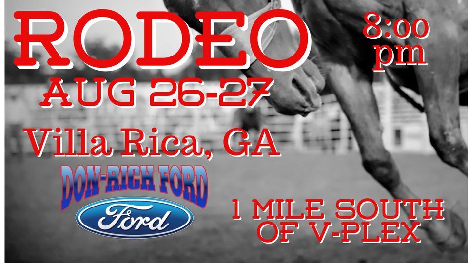 Villa Rica Rodeo at Carrollton Villa Rica Hwy, Carrollton, GA 30116 ...