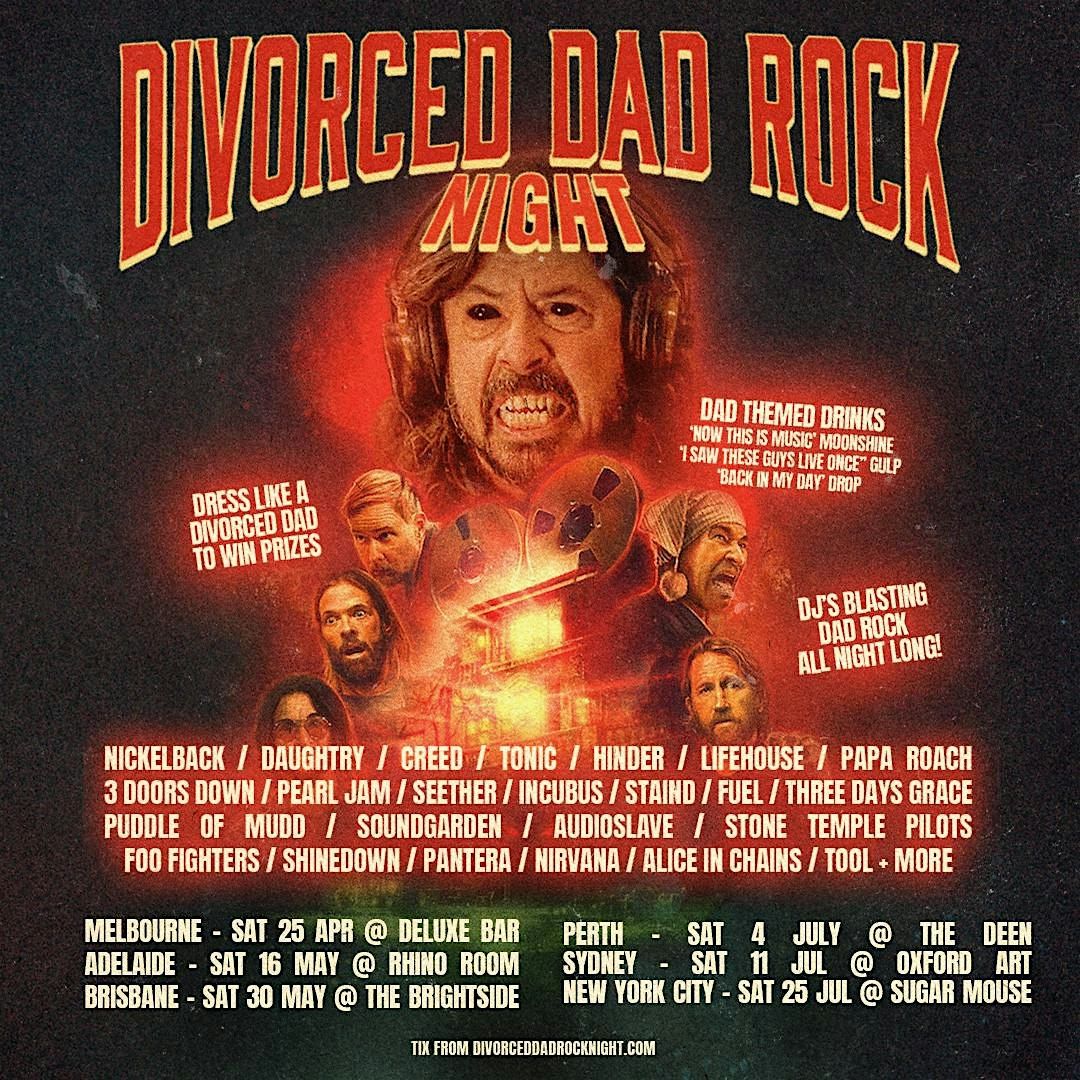 DIVORCED DAD ROCK NIGHT NYC NEW YORK CITY