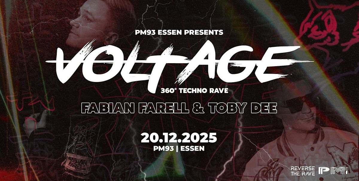 VOLTAGE ROOM x REVERSE THE RAVE | 360 GRAD TECHNO RAVE | PM93 ESSEN