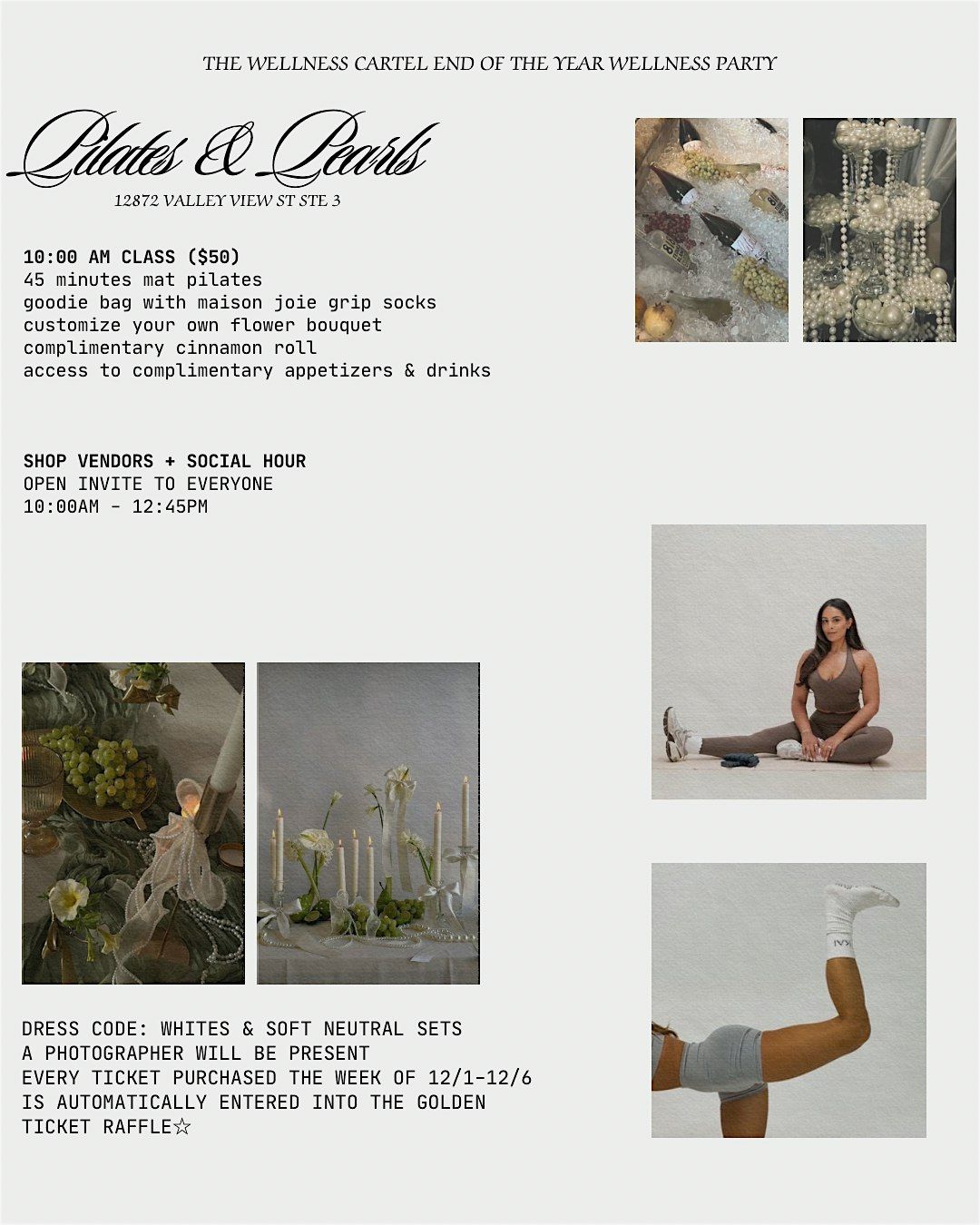 Pilates & Pearls 10AM