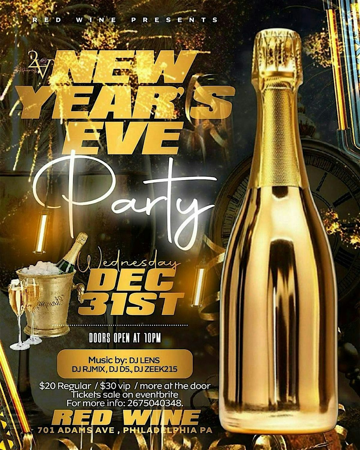 NEW YEAR'S EVE  PARTY