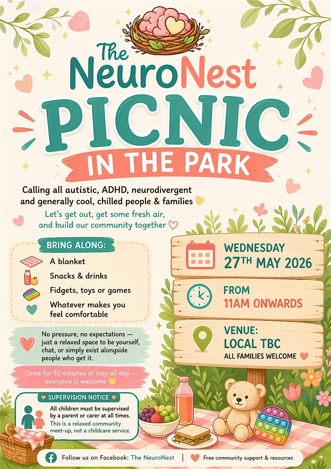 The NeuroNest Picnic in the park