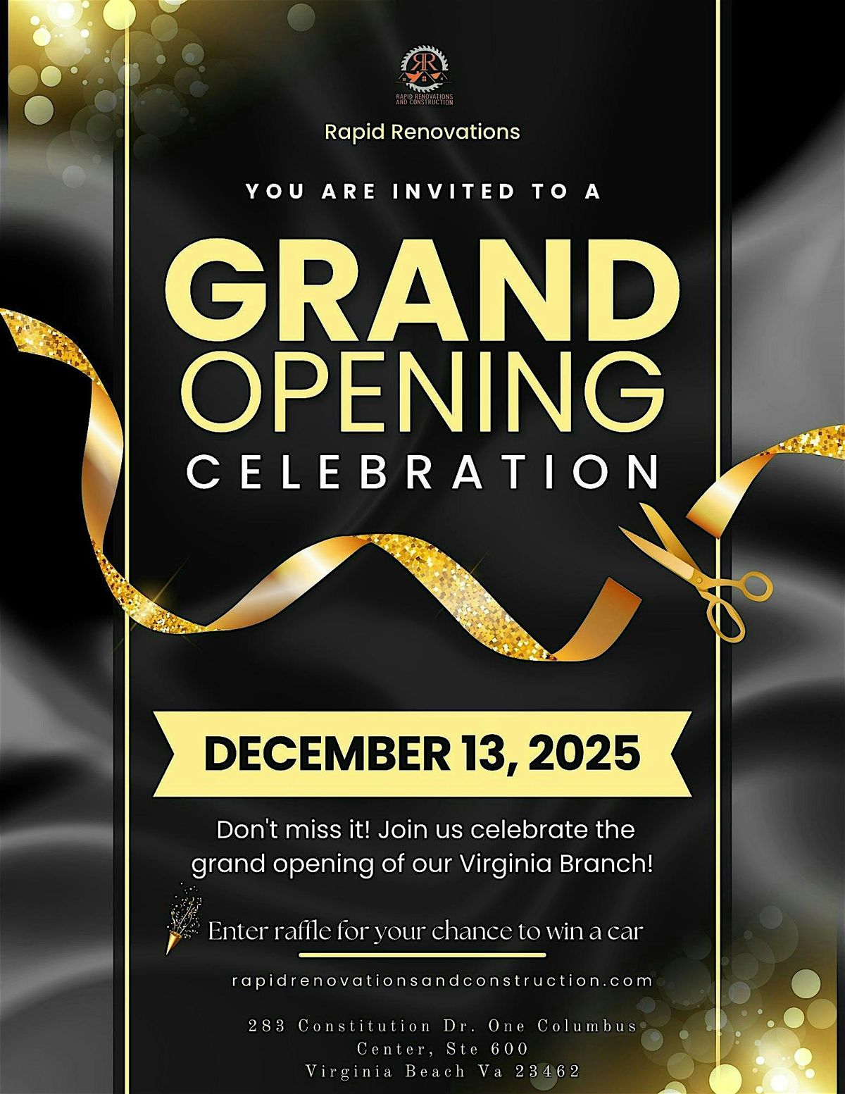 Grand Opening- Car Raffle