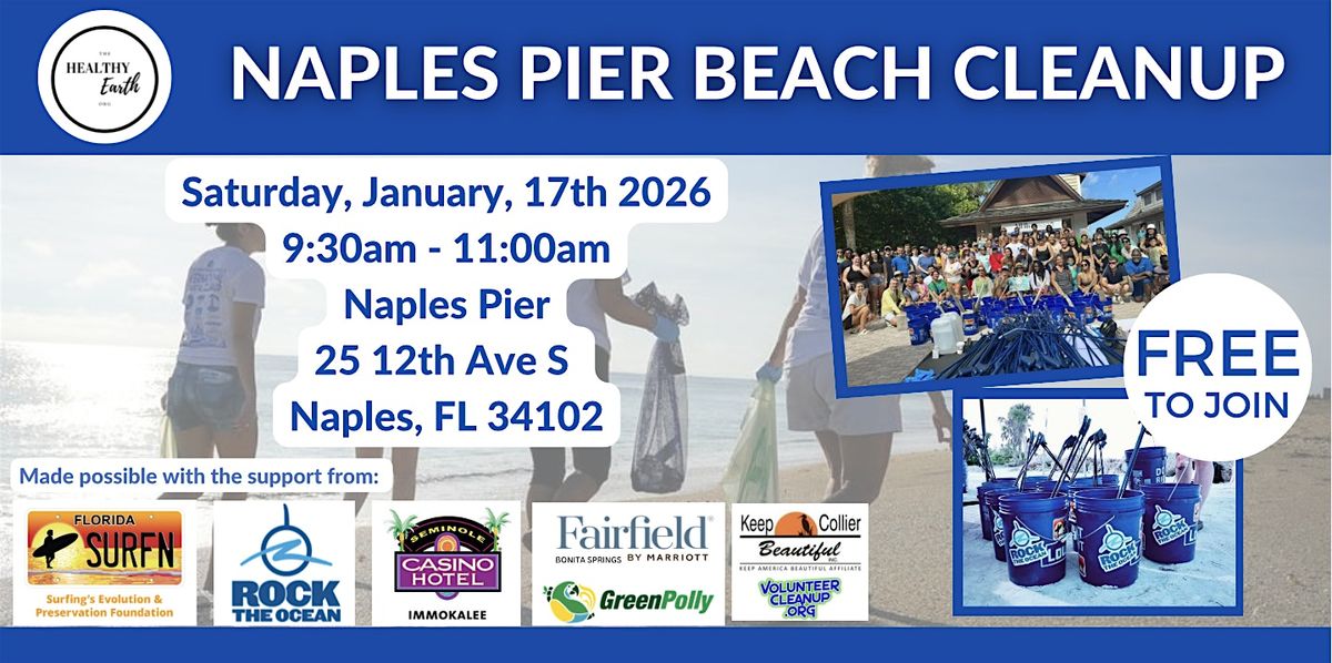 Naples Pier Beach Cleanup
