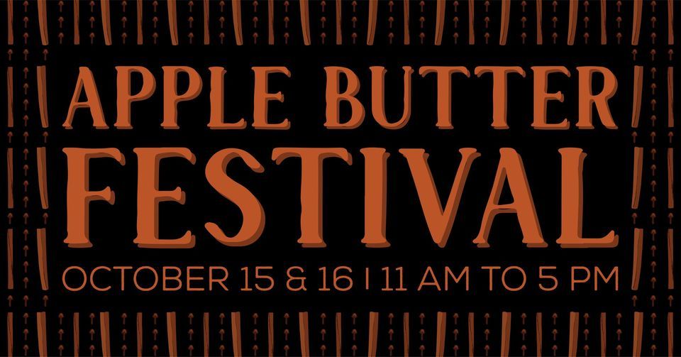 Apple Butter Festival Fenner Nature Center, Lansing, MI October 15