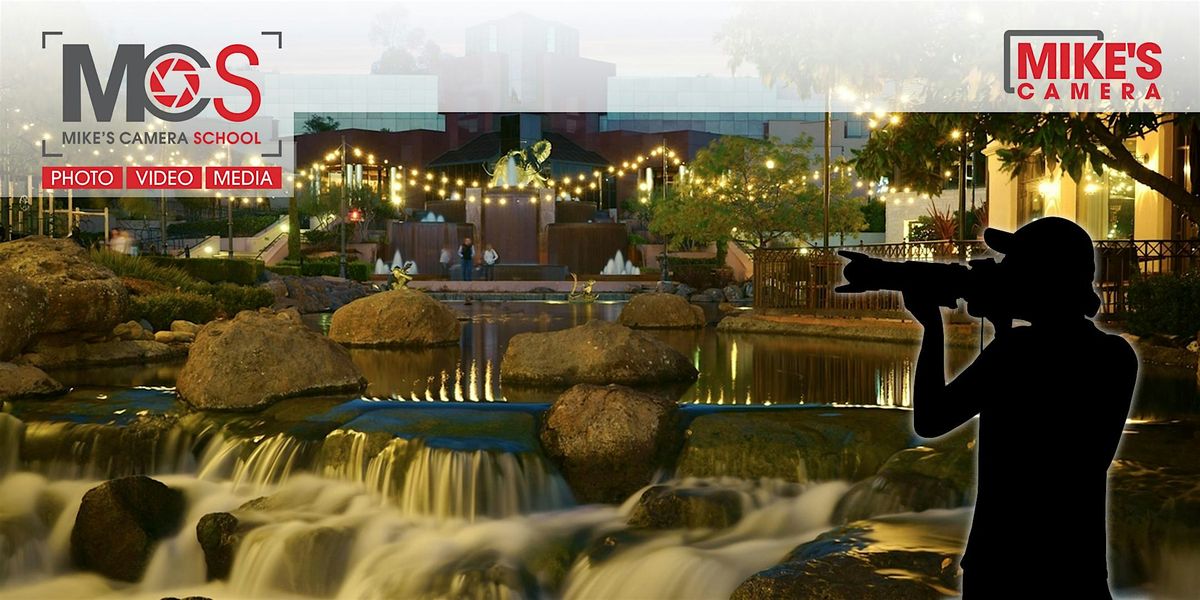 Night Photography at Blackhawk Plaza in Danville