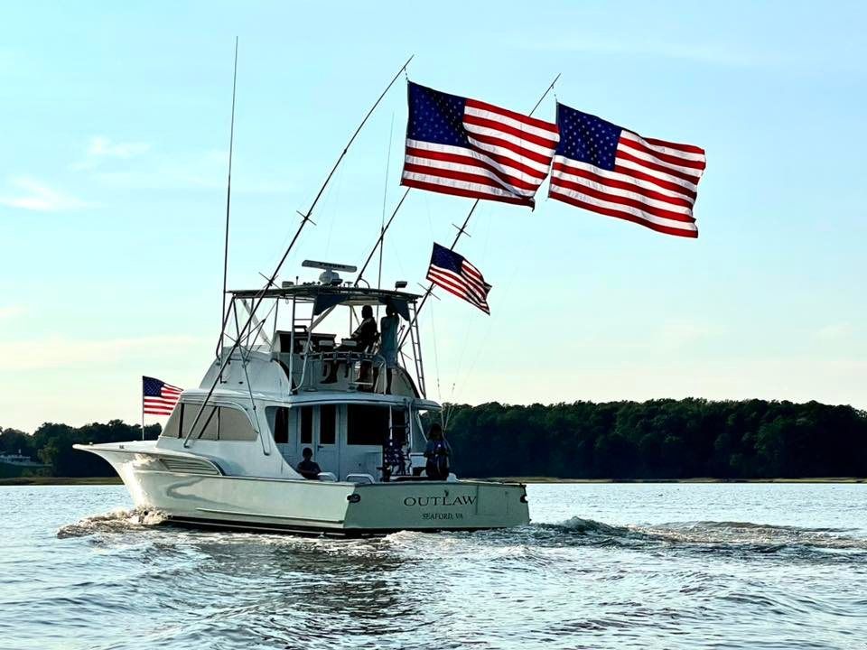 Independence Day Boat Parade. Smithfield, Virginia July 3, 2022