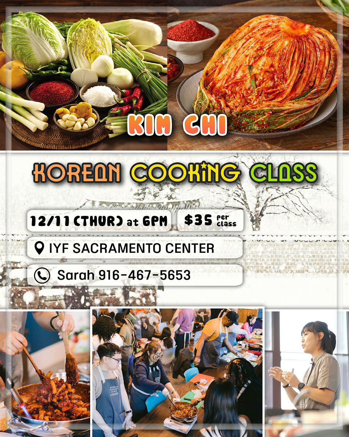 Hands-On Kimchi Making: Korean Cooking Class Invitation