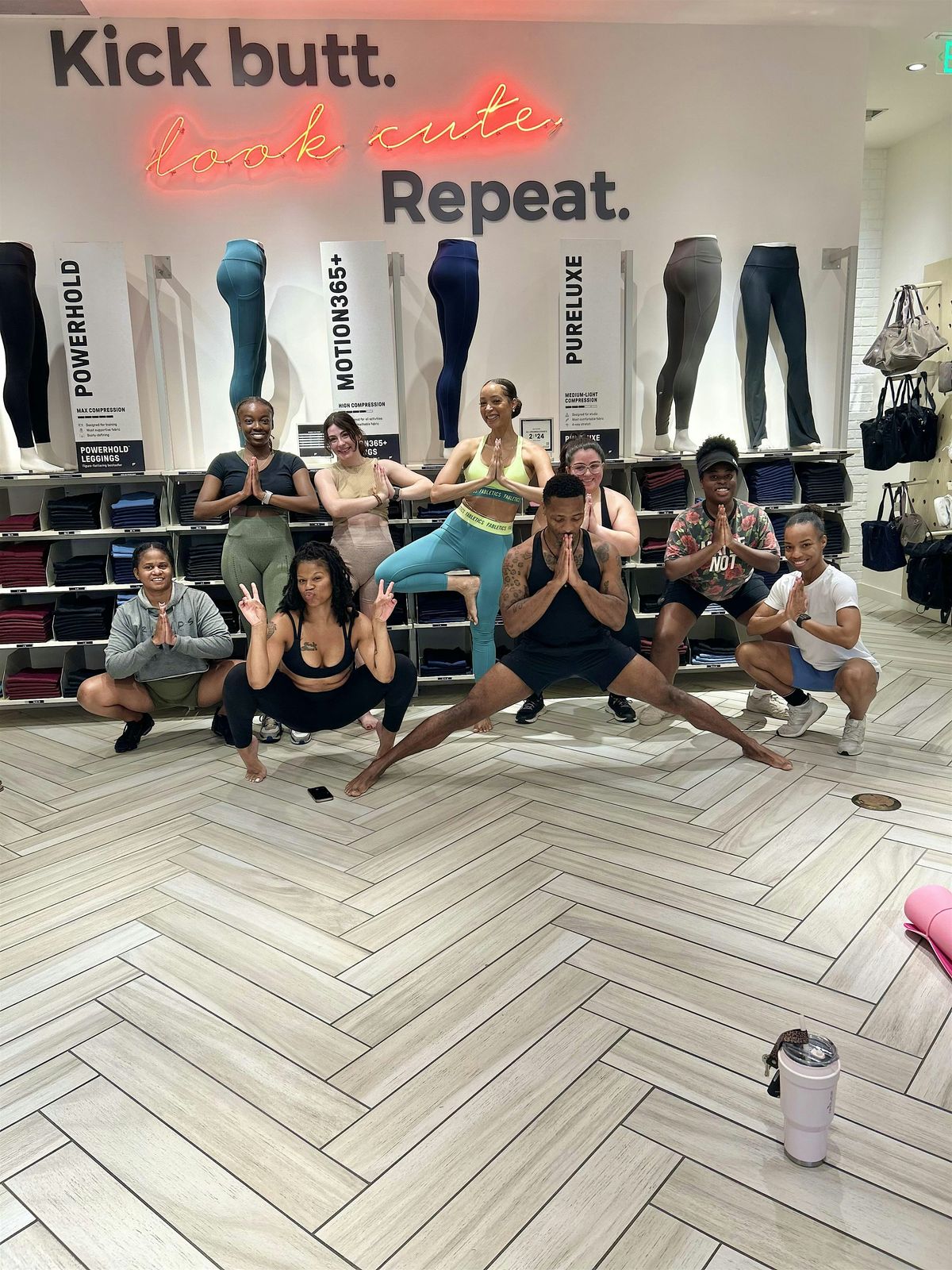 Fabletics "Sip & Flow" Yoga Class