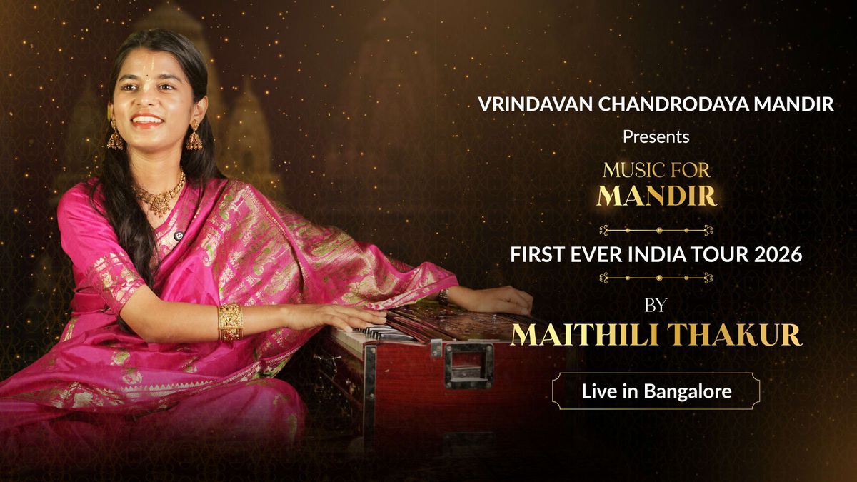 Maithili Thakur Live - Music for Mandir
