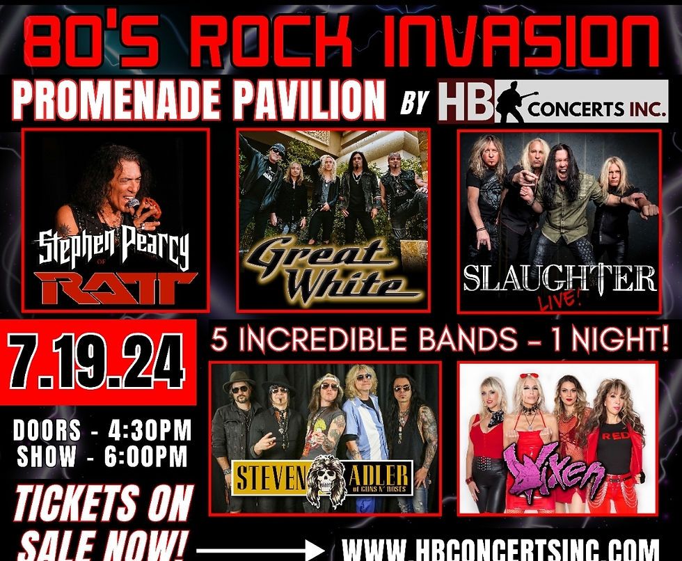 80s Rock Invasion at The Pool at Planet Hollywood Resort and Casino