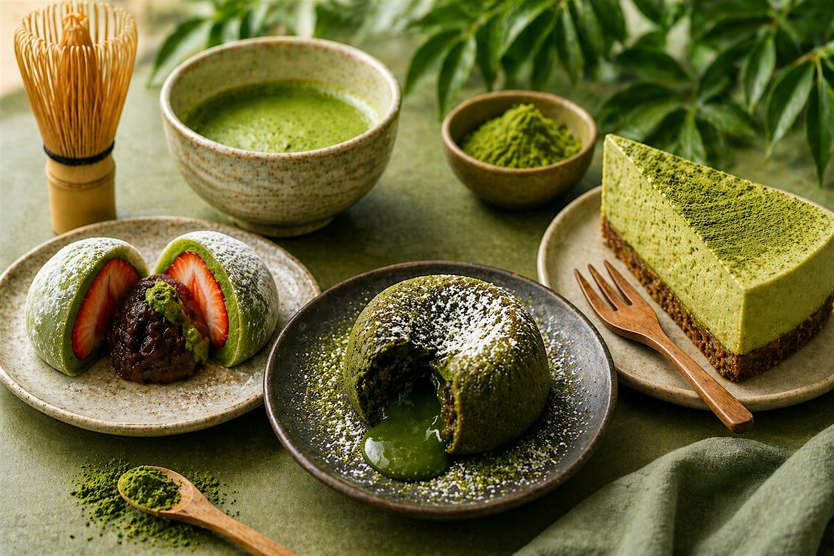 Gluten Free Matcha Madness - Sweet Treats + Zen Vibes w\/ optional Yoga B4