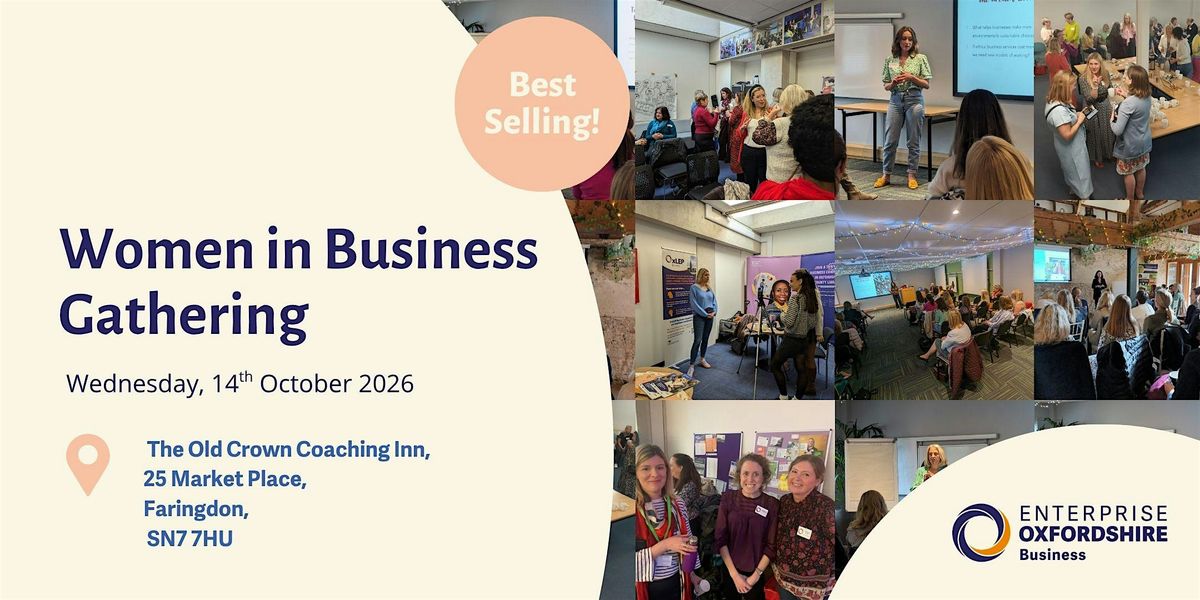 Enterprise Oxfordshire Women in Business Gathering at The Old Crown ...