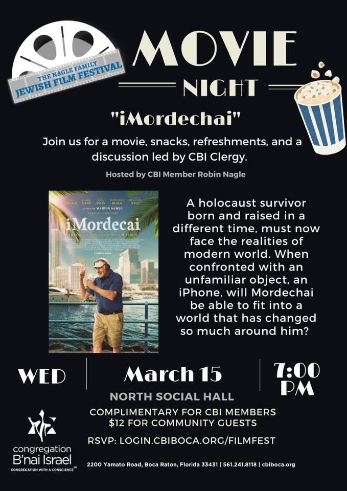 Nagle Jewish Film Festival Movie Night featuring 