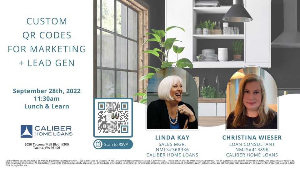 QR Codes for Real Estate Caliber Home Loans South Sound, WA