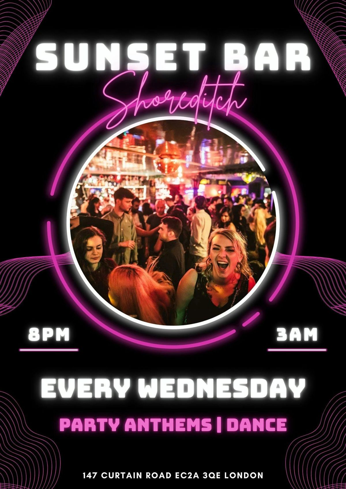 SUNSET BAR Every Wednesday \/\/ Commercial, Dance. Party Anthems