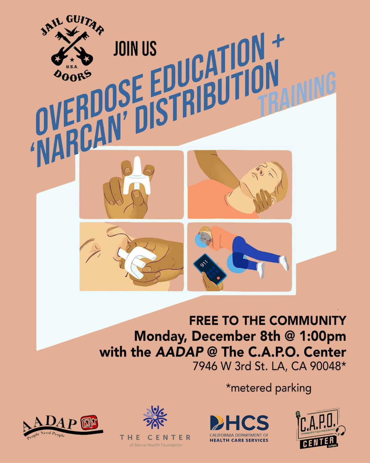 Copy of FREE Overdose Education + 'Narcan' Distribution Training