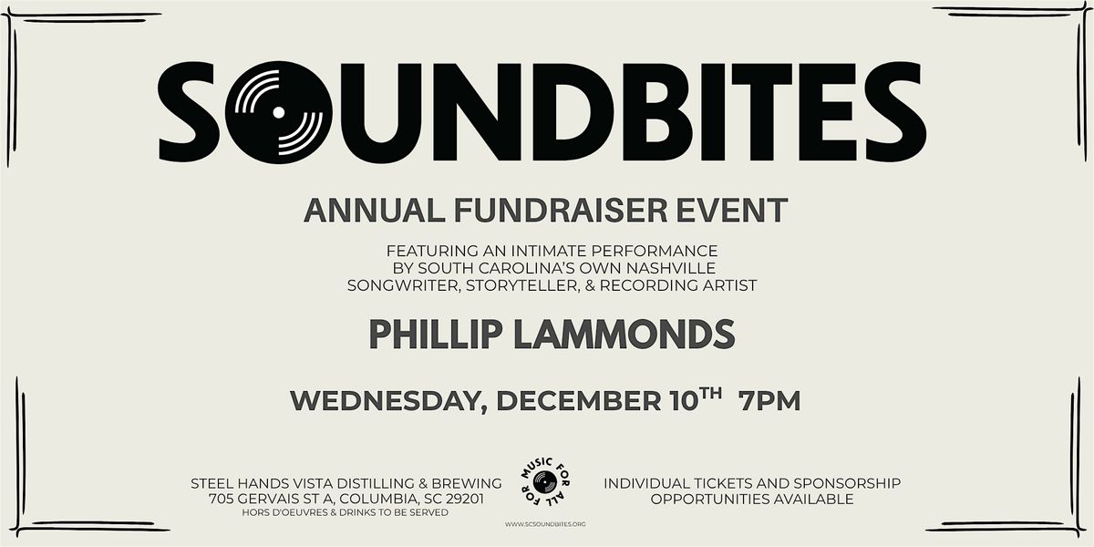 SC SoundBites Annual Fundraiser Event